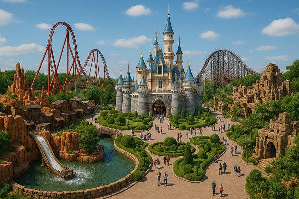 5000 square meter City Park Amusement Project in Dubai