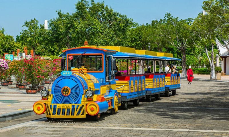 Best 40 seats trackless train for city park