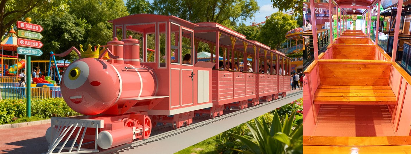 72 seats ant track theme park train for large amusement park (50,000 ㎡+)