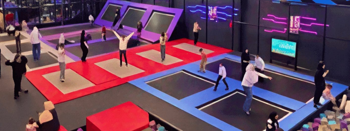 Buy Multi-section Commercial Trampoline with $1,300-$1,500