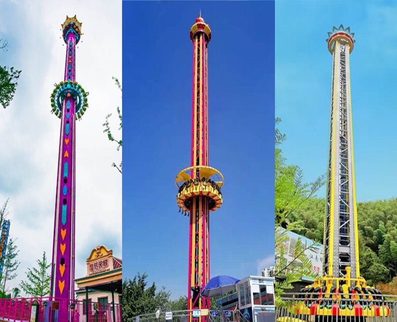 Drop tower ride carnival for sale