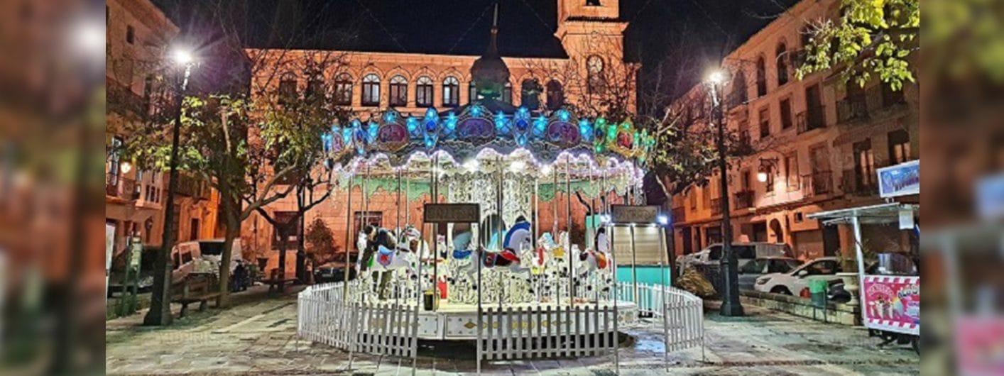 Vintage Christmas Carousel Ride for Sale