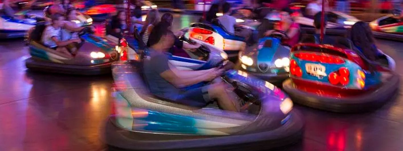 Floor net bumper carts for adults: