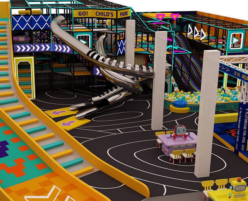 Outdoor Trampoline Equipment for Community Parks