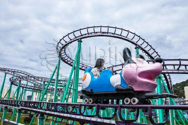 Theme park wild mouse roller coaster for sale