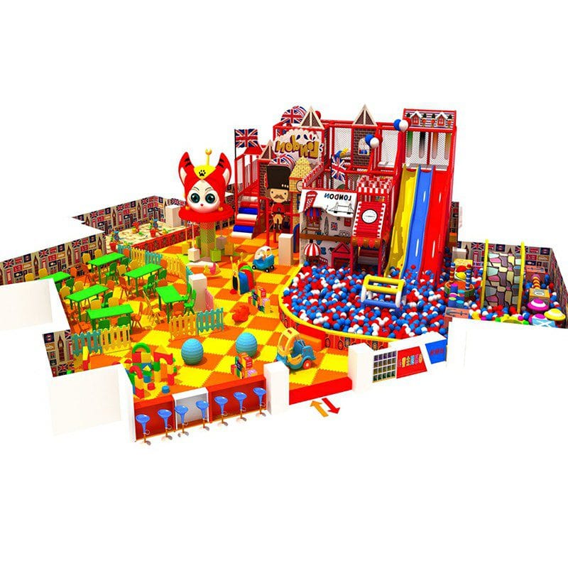 Theme Design & Visual System (Major Value Driver) for 800 square meter indoor kids playground