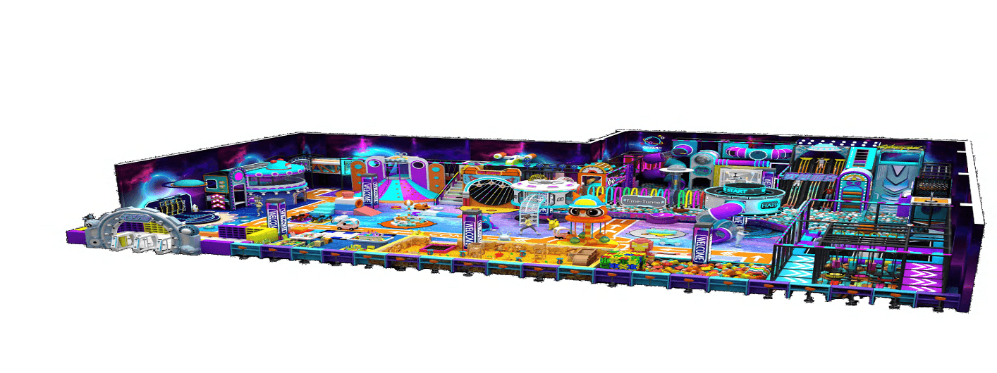 Cyberpunk theme commercial indoor playground solution